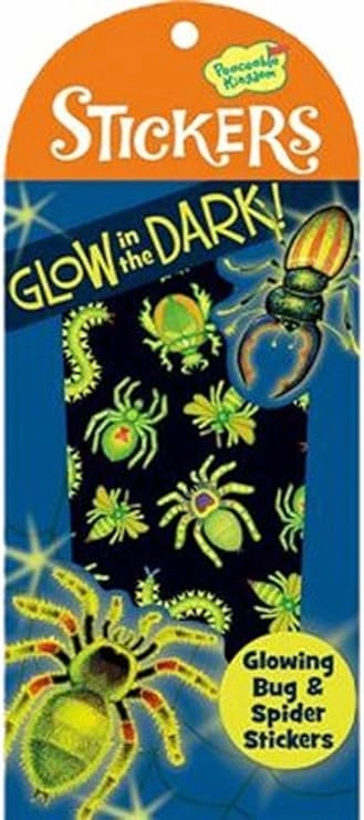 Glow In The Dark Stickers - Glowing Bugs & Spiders