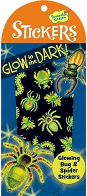 Glow In The Dark Stickers - Glowing Bugs & Spiders