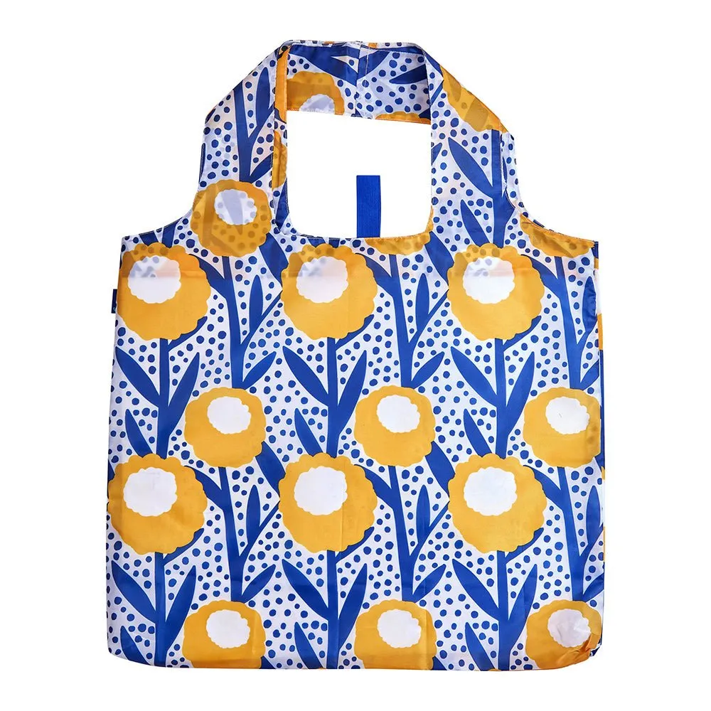 Golden Glow blu Reusable Shopping Bag-Machine washable