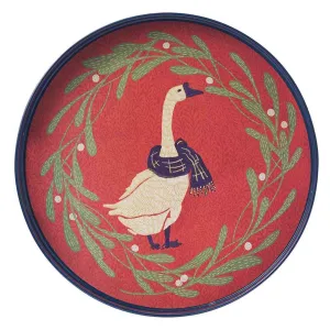 Goose 15 Inch Round Tray