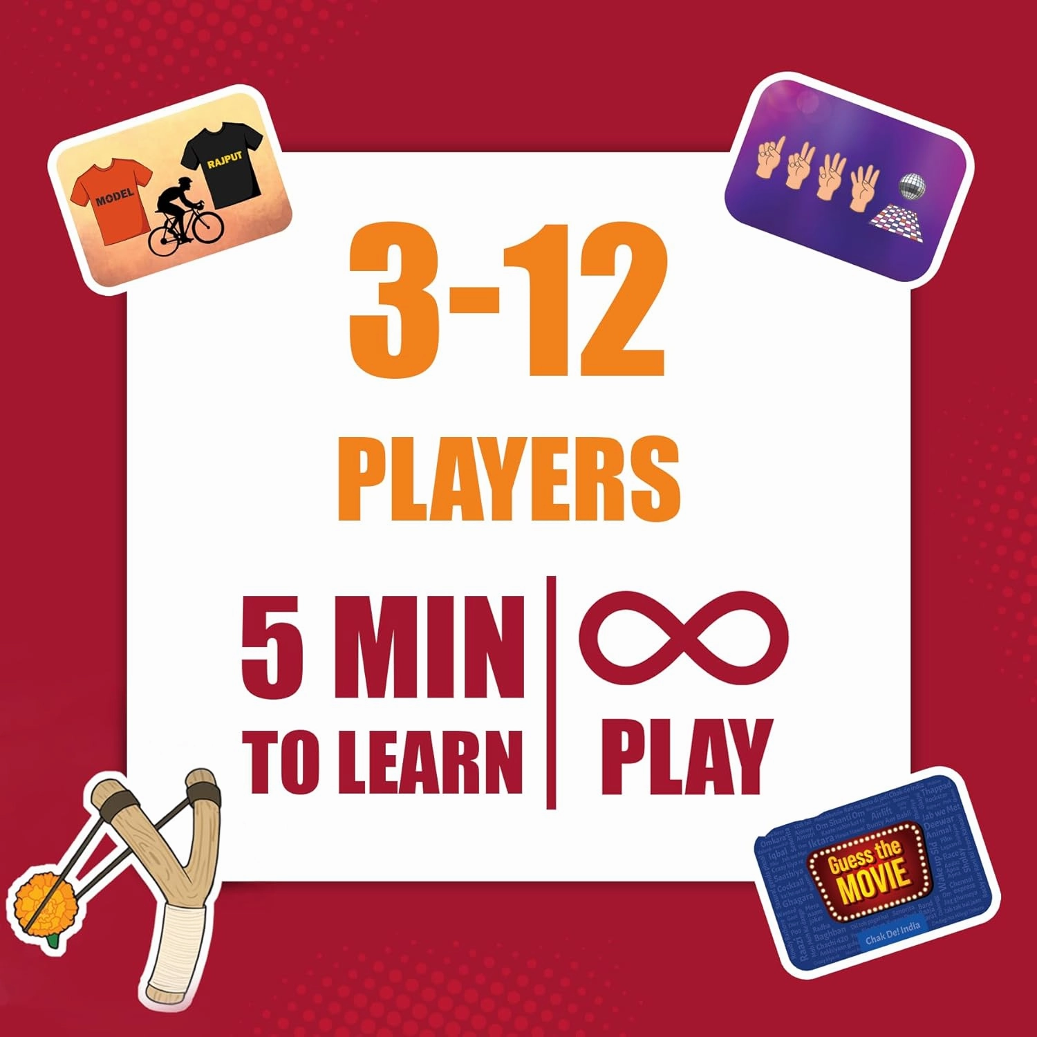 Gouda Games Bollywood Battle Trivia & Guessing Card Game For Ages 14 