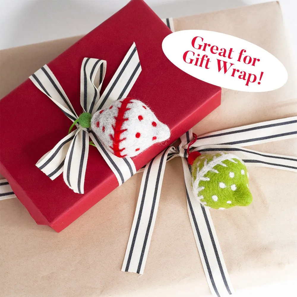 Grey Bauble Felt Ornament