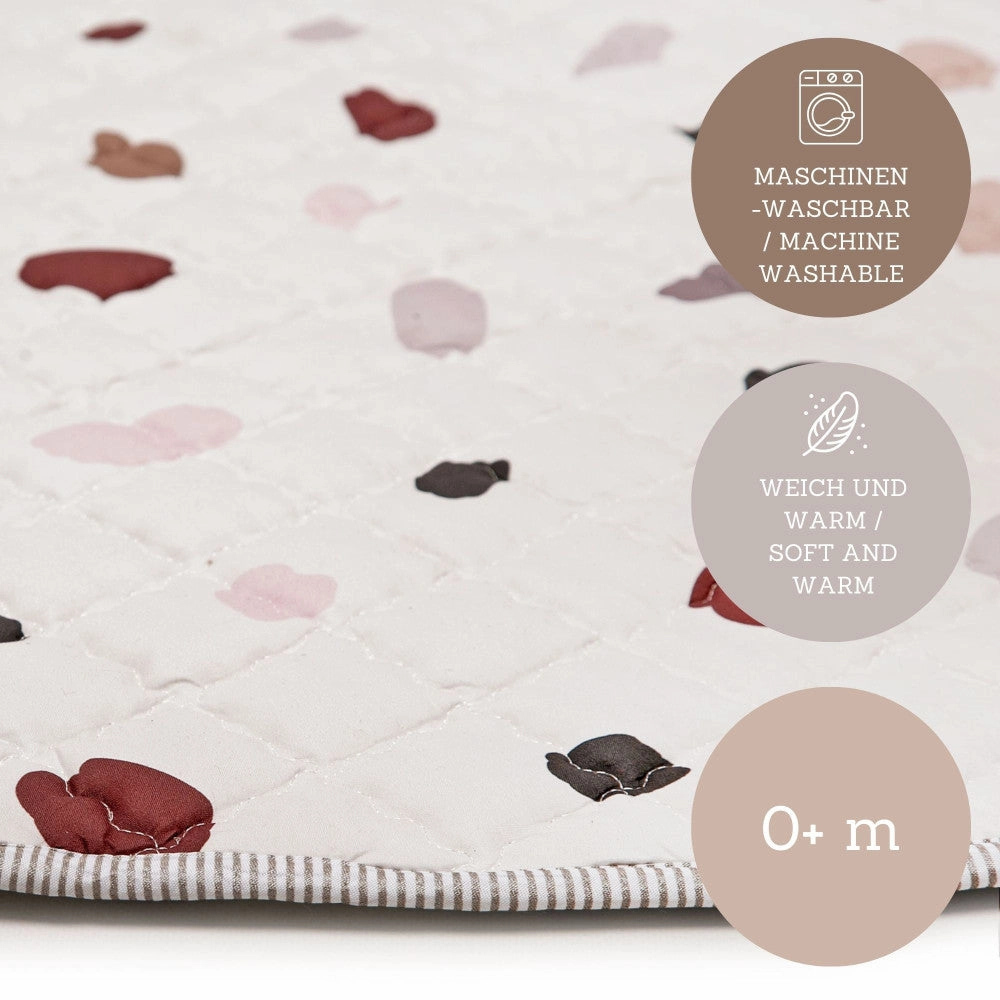 Hakuna Matte: Quilted Playmat  Confetti - 59" Circle, Padded Floor Blanket