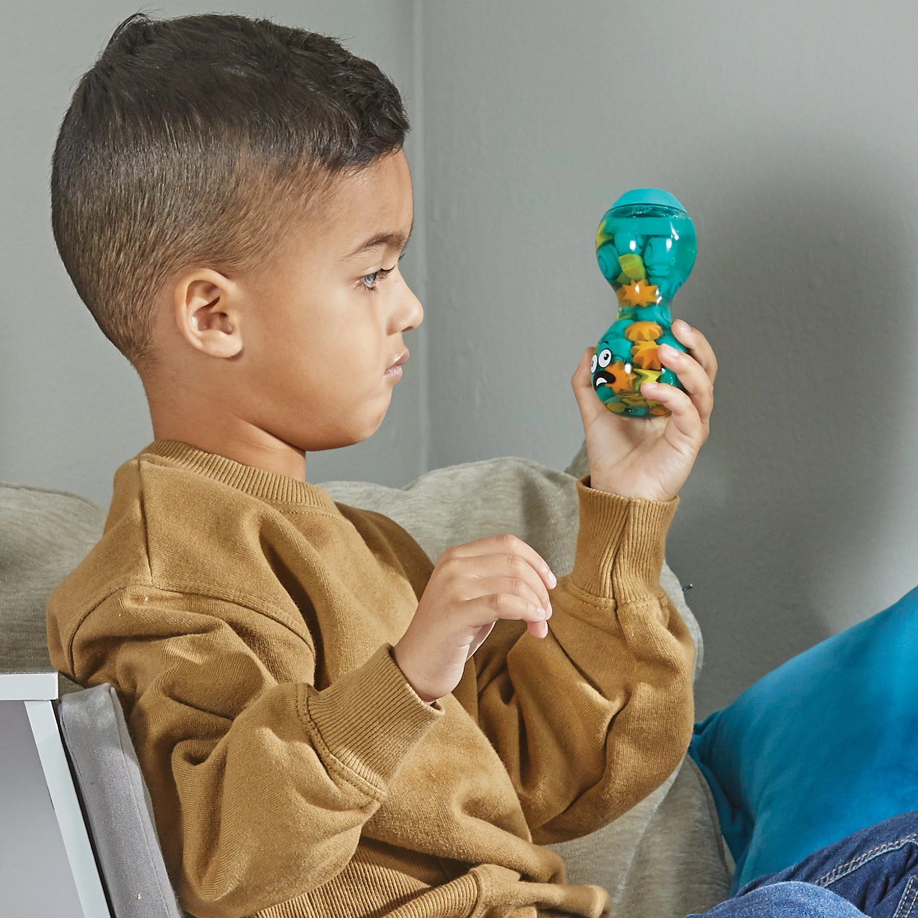 Hand2Mind Express Your Emotions Sensory Bottles Set: Overwhelmed & Calm