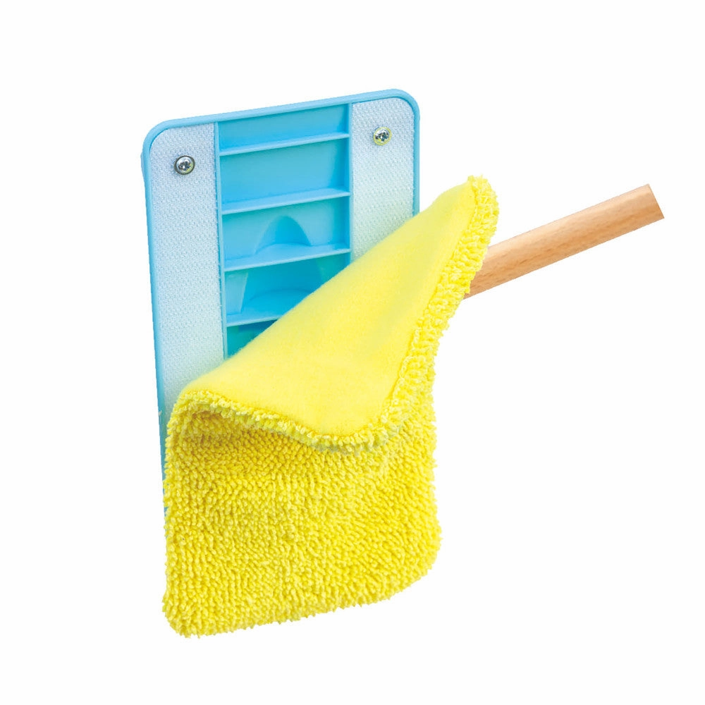 Hape 6pc Clean Up Broom Set - Yellow & Blue Playset
