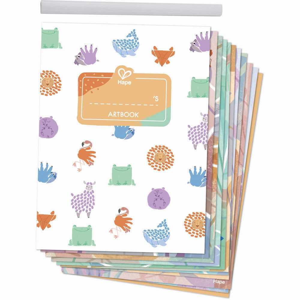 Hape Animal & Nature 16pc Finger Painting Art Set