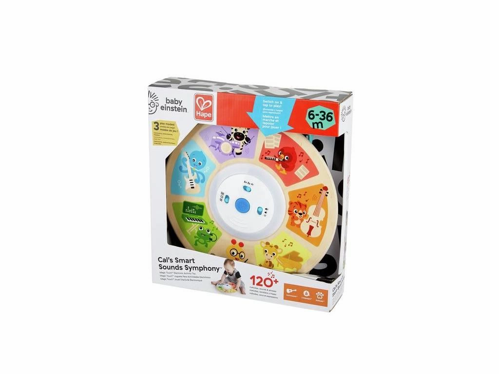 Hape Baby Einstein Cal's Smart Symphony Sounds (FR/ES/EN) for Ages 6M 