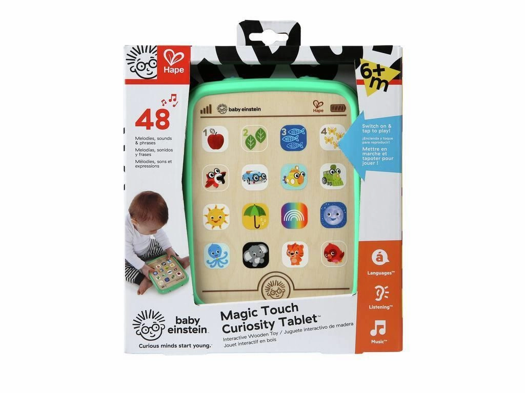 Hape Baby Einstein Magic Touch Curiosity Tablet (FR/ES/EN) for Age 6M 