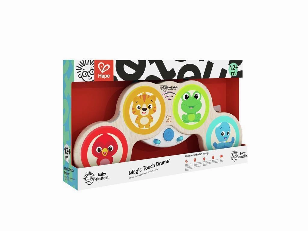 Hape Baby Einstein Magic Touch Drums Musical Toy for Ages 1 and Up