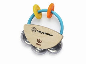 Hape Baby Einstein Tiny Tambourine Musical Toy for Ages 3 Months & Up