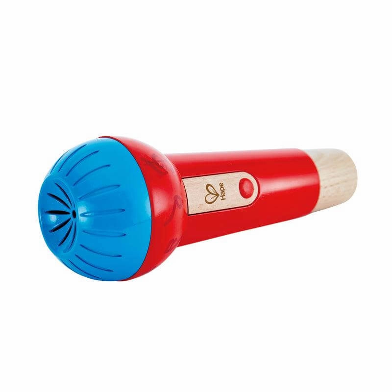 Hape Battery Free Mighty Echo Microphone Toy for Toddlers Ages 1 & Up