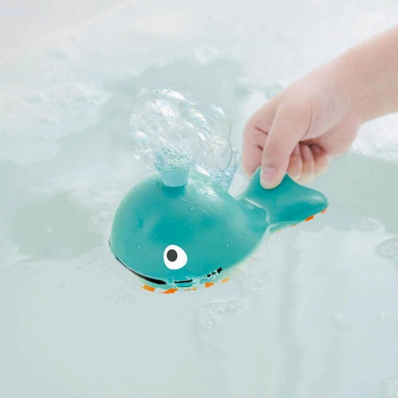 Hape Bubble Blowing Whale Children's Bath Toy for Ages 18 Months & Up