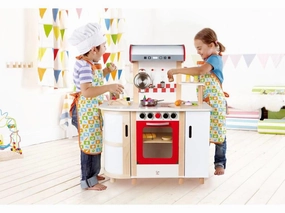 Hape  Children's Wooden Multi-Function Pretend Kitchen for Ages 3 & Up