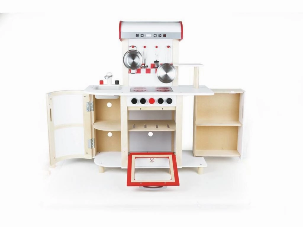 Hape  Children's Wooden Multi-Function Pretend Kitchen for Ages 3 & Up