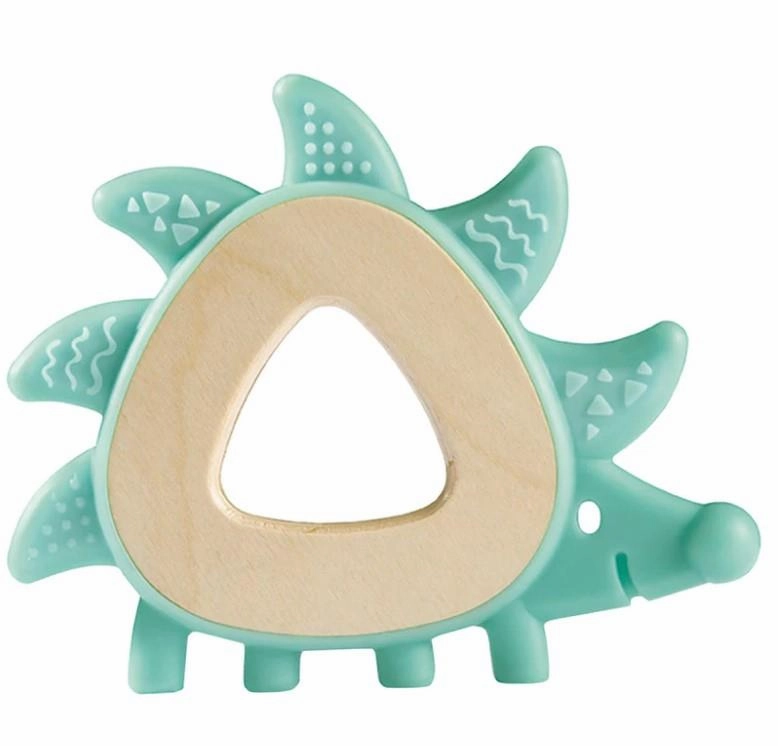 Hape Hedgehog Teether Toy with Embossed Silicone Suitable from Birth