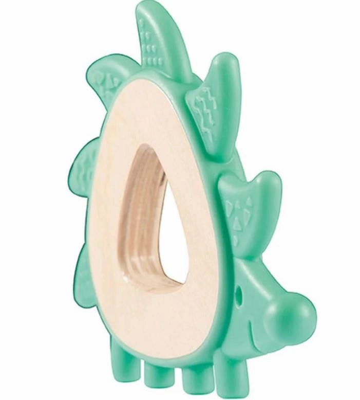 Hape Hedgehog Teether Toy with Embossed Silicone Suitable from Birth