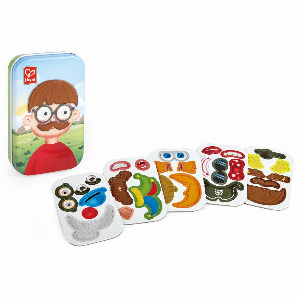 Hape Magnetic Funny Face Game - 29 Creative Mix & Match Features