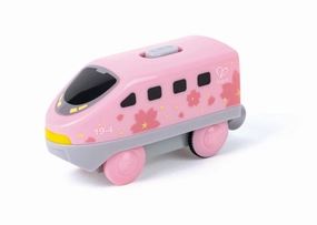 Hape Railway Pink Intercity Battery Powered Locomotive