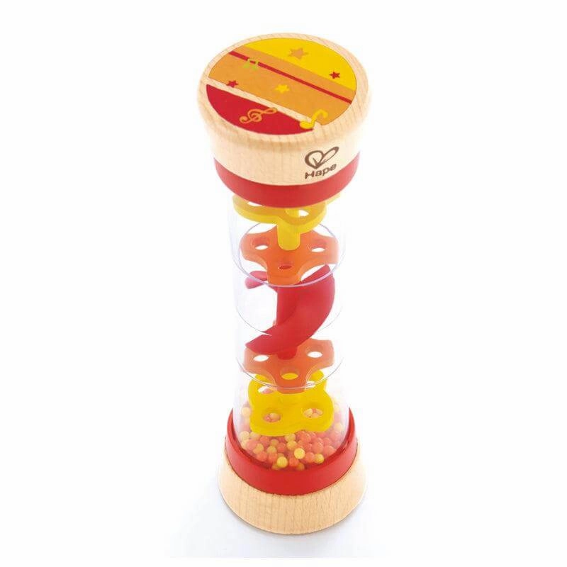 Hape Red Beaded Raindrops Sensory Baby Rattle Toy Suitable from Birth