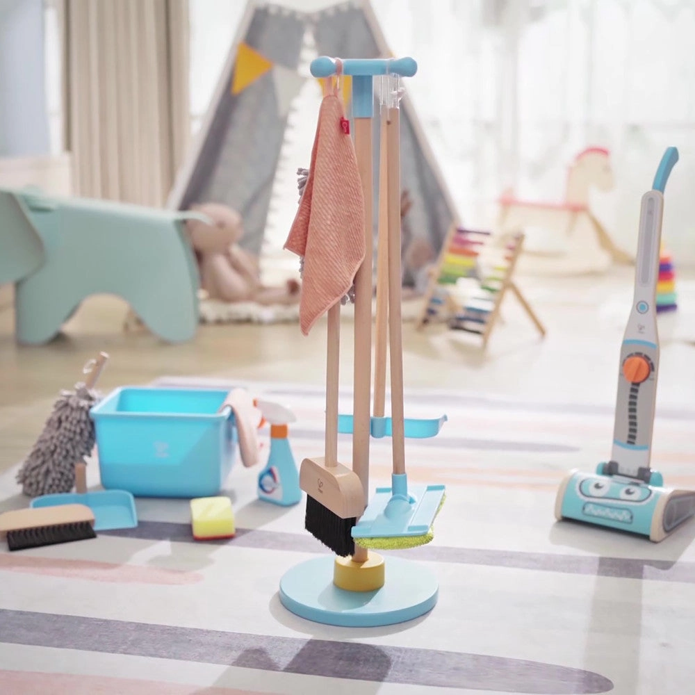 Hape Scoot-Around Clean Up Bucket Set  7-Piece Playset