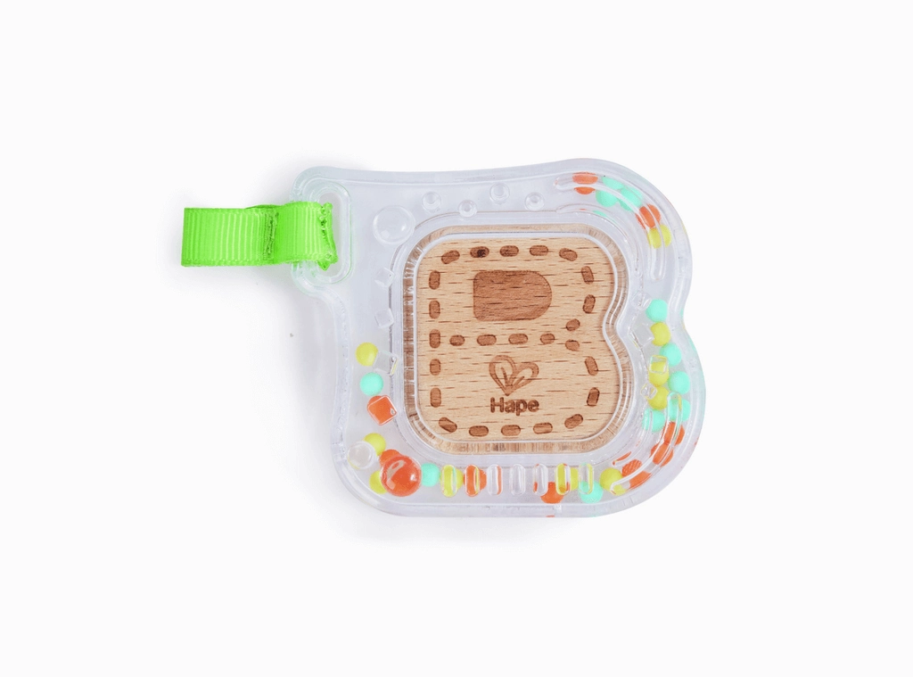 Hape Sensory ABC Playset with Rattle & Teether for Babies Ages 3M & Up