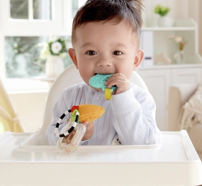Hape Sensory ABC Playset with Rattle & Teether for Babies Ages 3M & Up