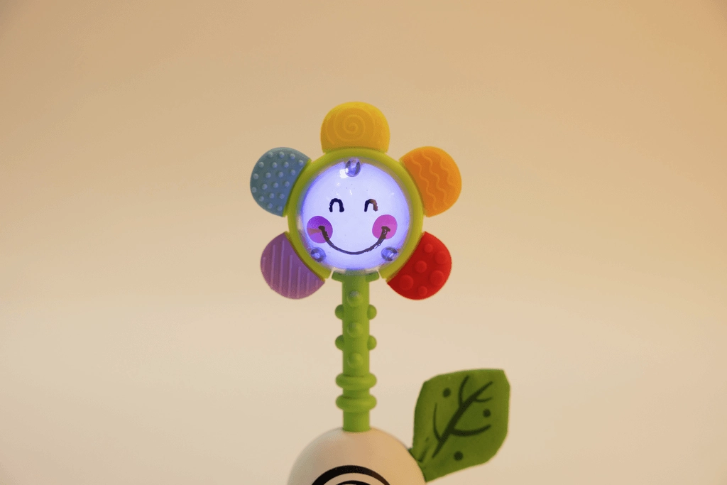 Hape Shake and Sparkle Flower Rattle Sensory Toy Suitable from Birth