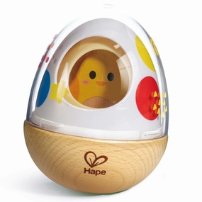 Hape Wobble Wonder Stacker - Playful Chicken & Egg Toy