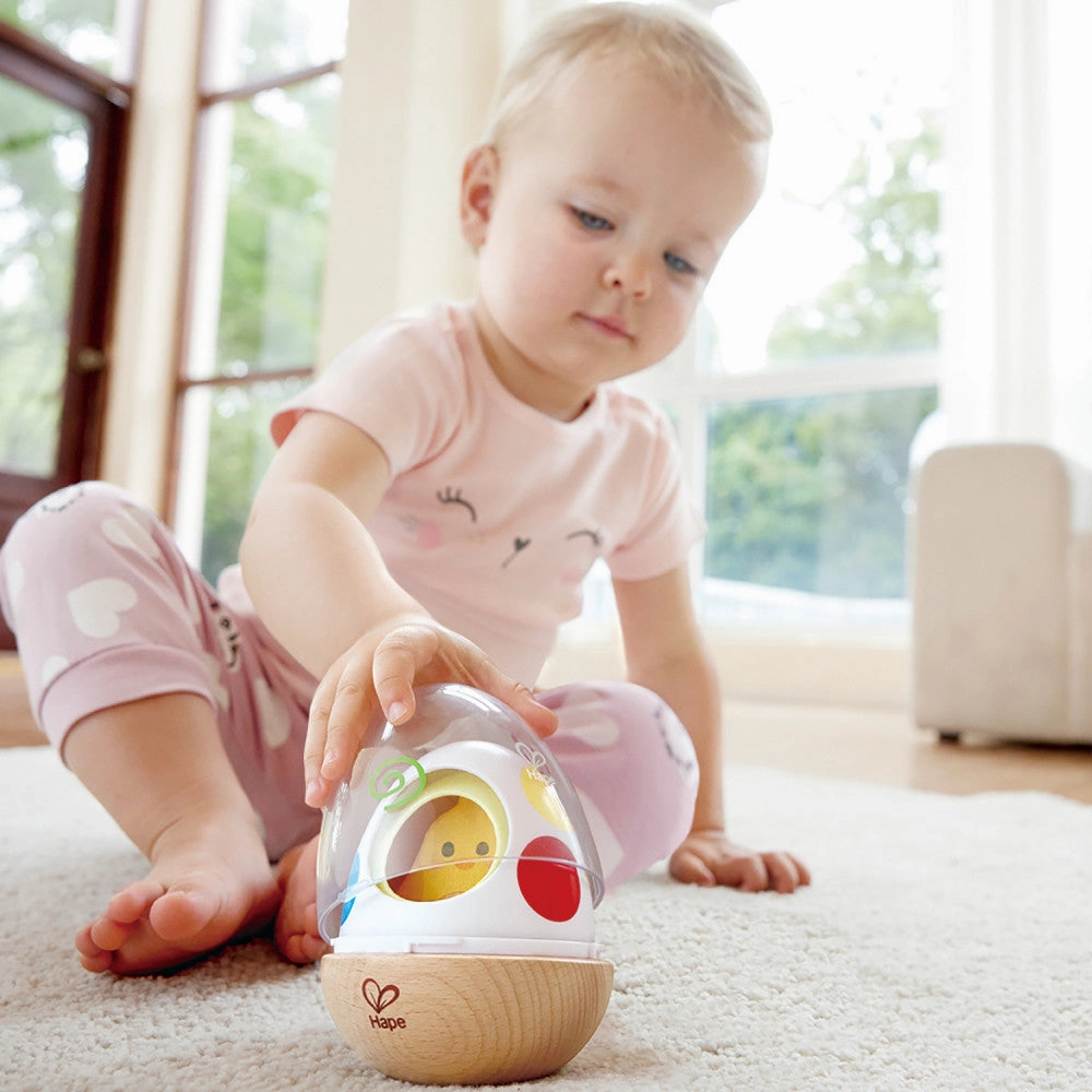 Hape Wobble Wonder Stacker - Playful Chicken & Egg Toy
