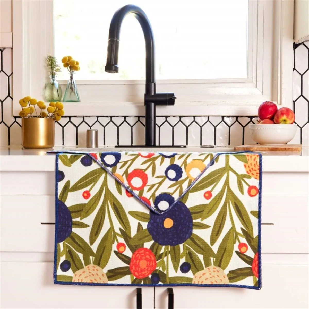 Harvest Sunshine Kitchen Tea Towel-DBL