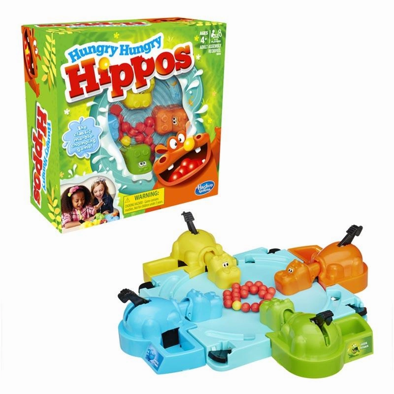 Hasbro Gaming Hungry Hungry Hippos for Ages 4 
