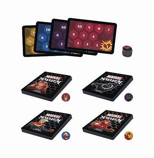 Hasbro Gaming Marvel Mayhem Card Game, Featuring Marvel Super Heroes, Fun Game for Marvel Fans