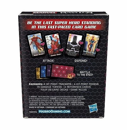 Hasbro Gaming Marvel Mayhem Card Game, Featuring Marvel Super Heroes, Fun Game for Marvel Fans