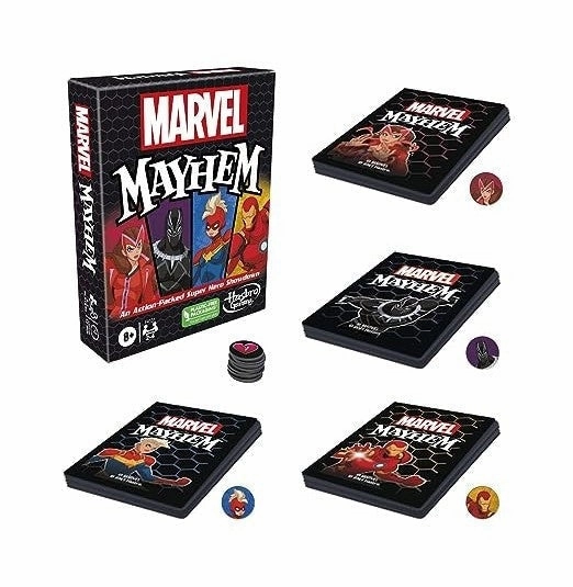 Hasbro Gaming Marvel Mayhem Card Game, Featuring Marvel Super Heroes, Fun Game for Marvel Fans