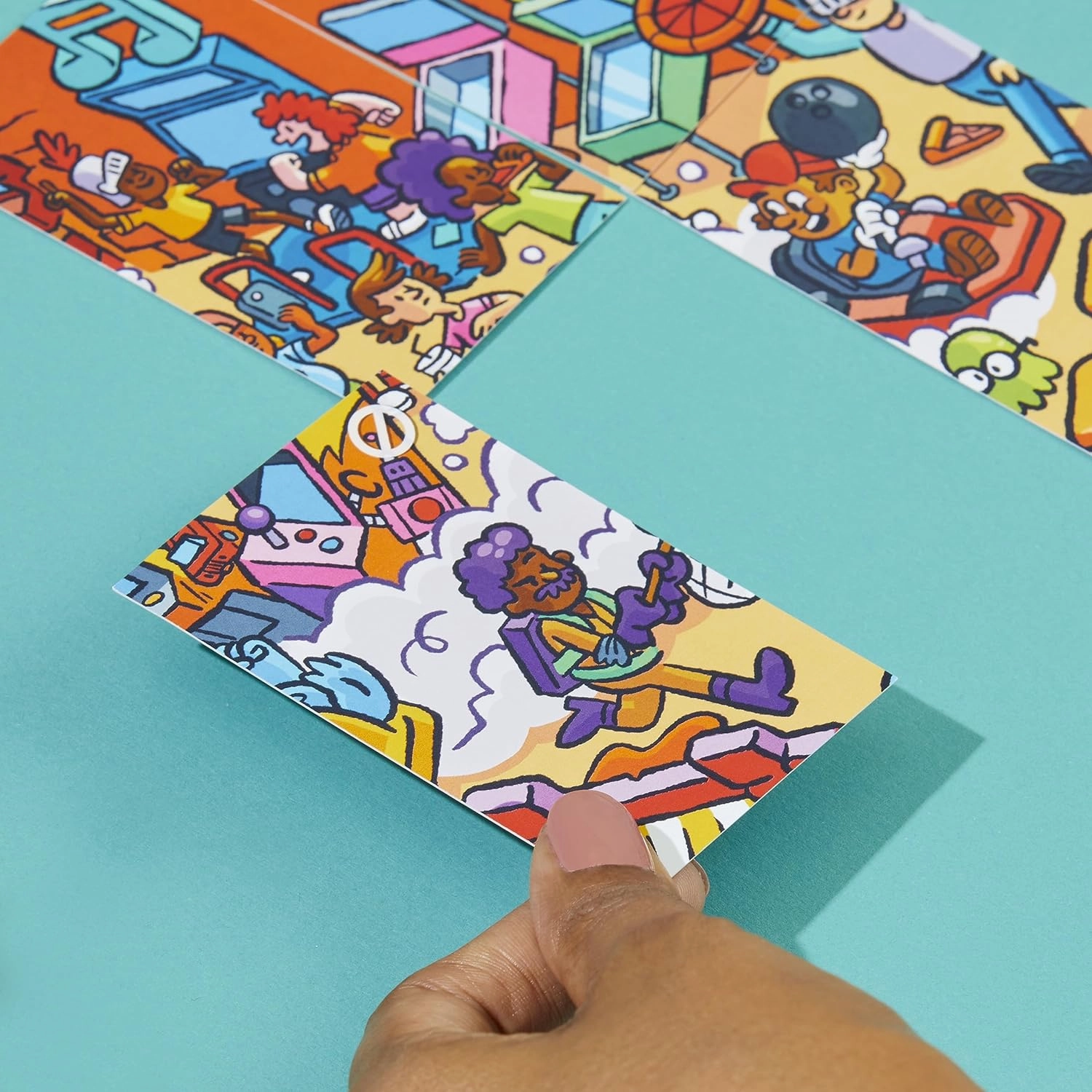 Hasbro Gaming Puzl It Pizza Party Competitive Puzzle Card Game for Ages 7 and Up