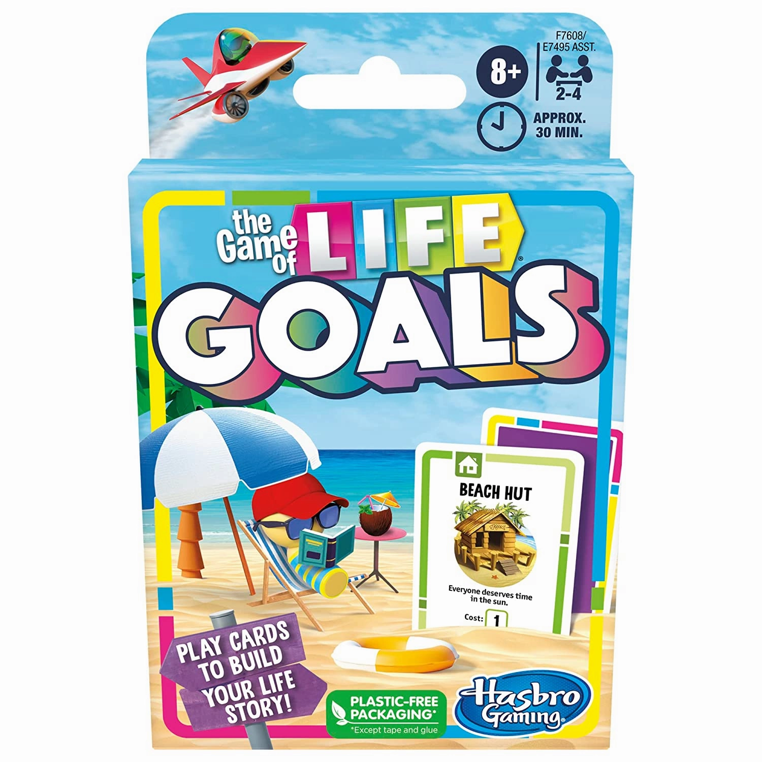 Hasbro Gaming The Game of Life Goals Card Game for Families and Kids Ages 8 and Up