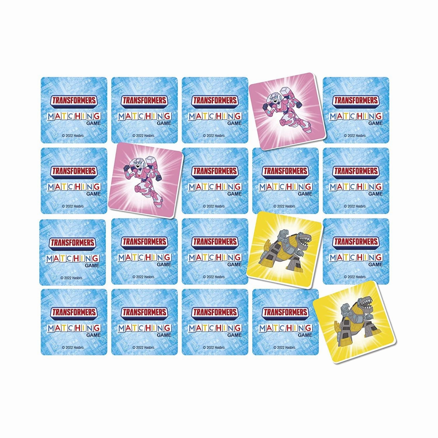 Hasbro Gaming Transformers Matching Game for Kids Ages 3 and Up