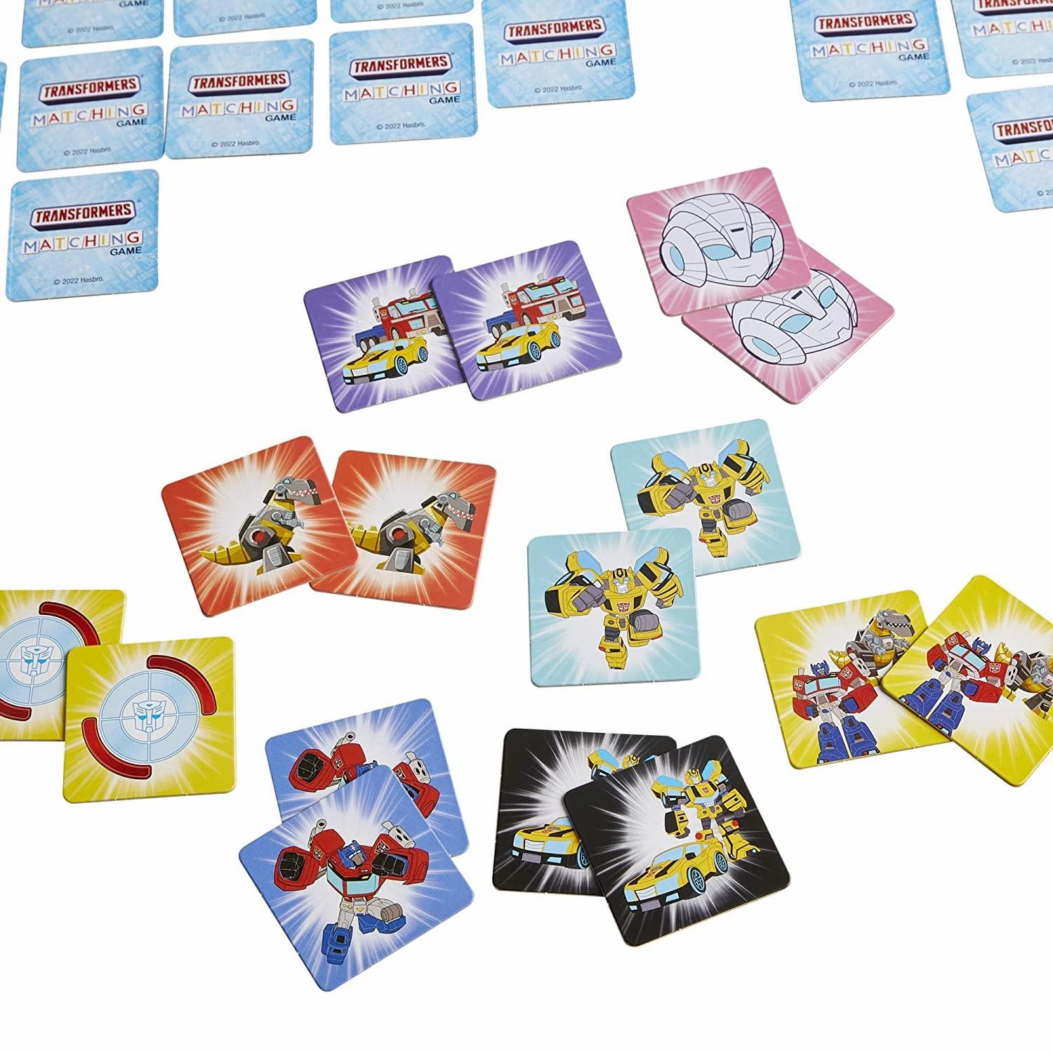 Hasbro Gaming Transformers Matching Game for Kids Ages 3 and Up