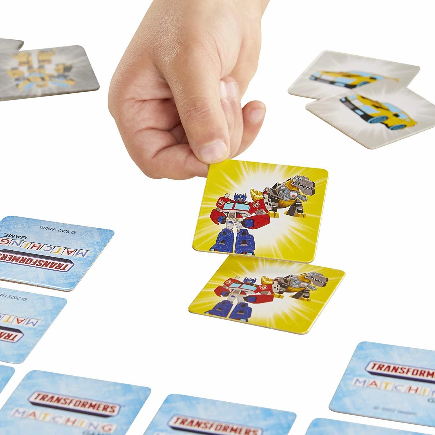 Hasbro Gaming Transformers Matching Game for Kids Ages 3 and Up