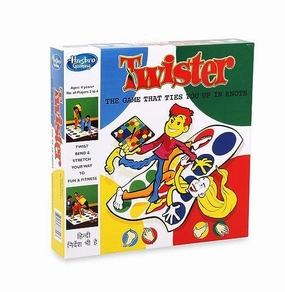 Hasbro Gaming Twister Party Game for Family and Kids -(Multicolour)