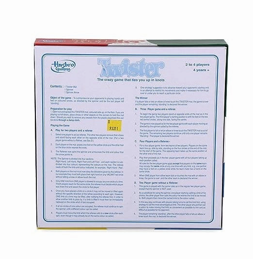 Hasbro Gaming Twister Party Game for Family and Kids -(Multicolour)