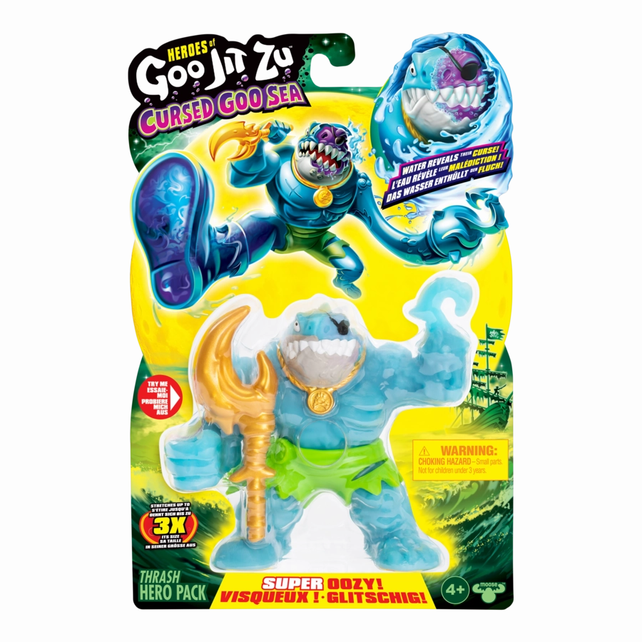 Heroes Of Goo Jit Zu Cursed Goo Sea S10 Hero Pack - Thrash