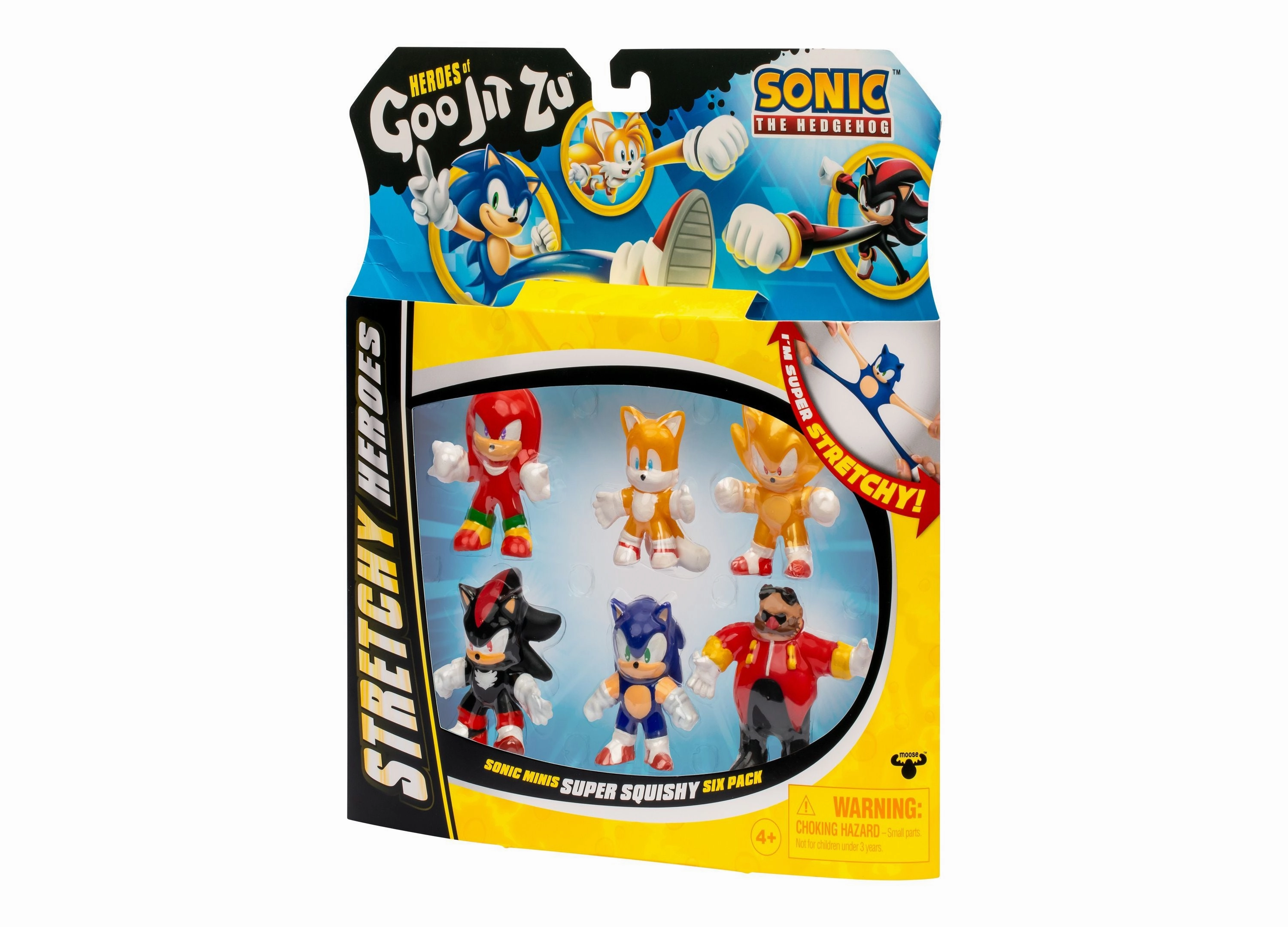 Heroes of Goo Jit Zu Sonic the Hedgehog Stretchy Minis 6-Pack
