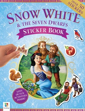 Hinkler Fairytale Princess Sticker Book Snow White & The Seven Dwarfs
