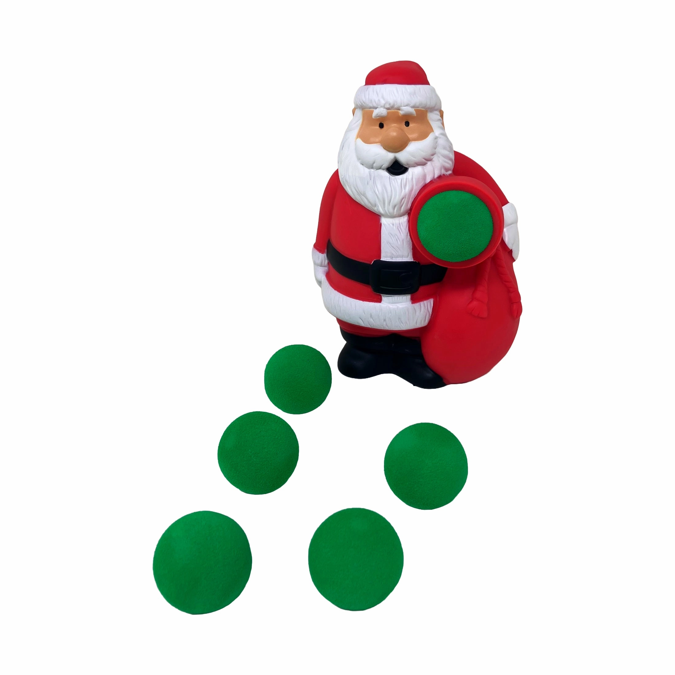 Hog Wild Santa Holiday Popper - Festive Foam Ball Launcher