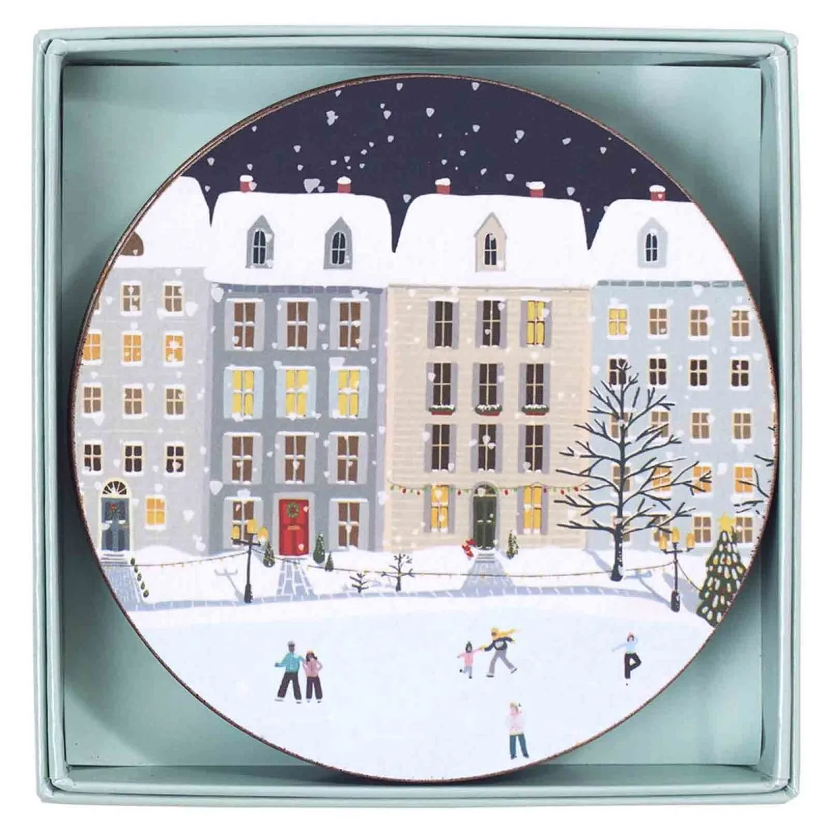 Holiday In The Park Round Coasters - Set of 4
