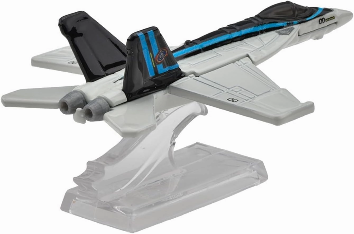 Hot Wheels 1:64 Scale Premium F/A-18E Super Hornet Toy Airplane For Ages 4 