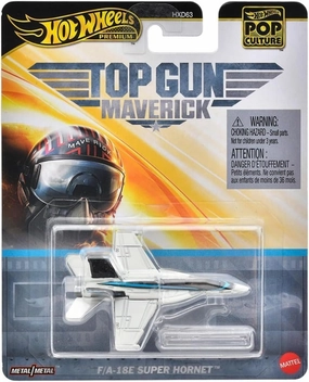 Hot Wheels 1:64 Scale Premium F/A-18E Super Hornet Toy Airplane For Ages 4 