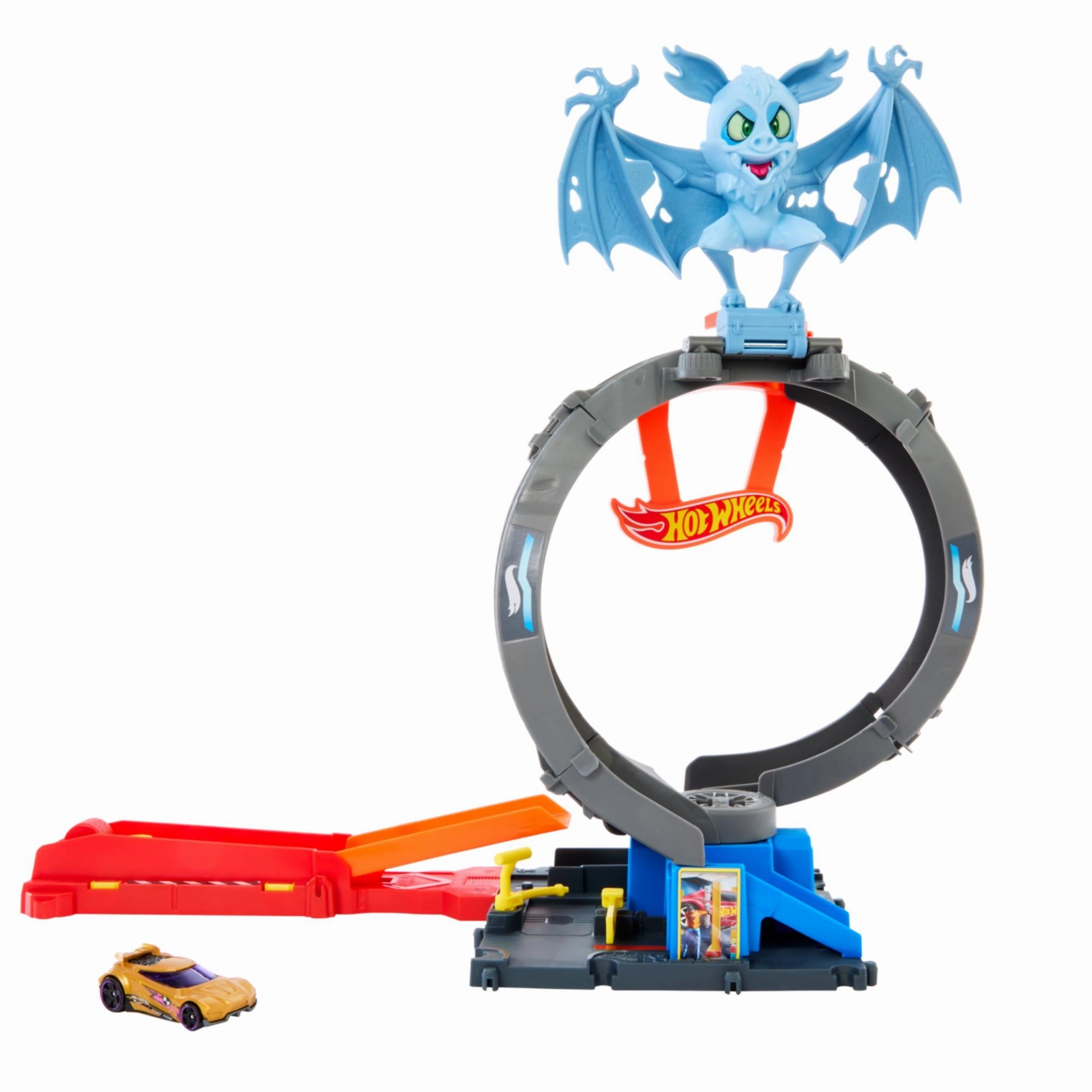 Hot Wheels City Let's Race Bat Loop Attack