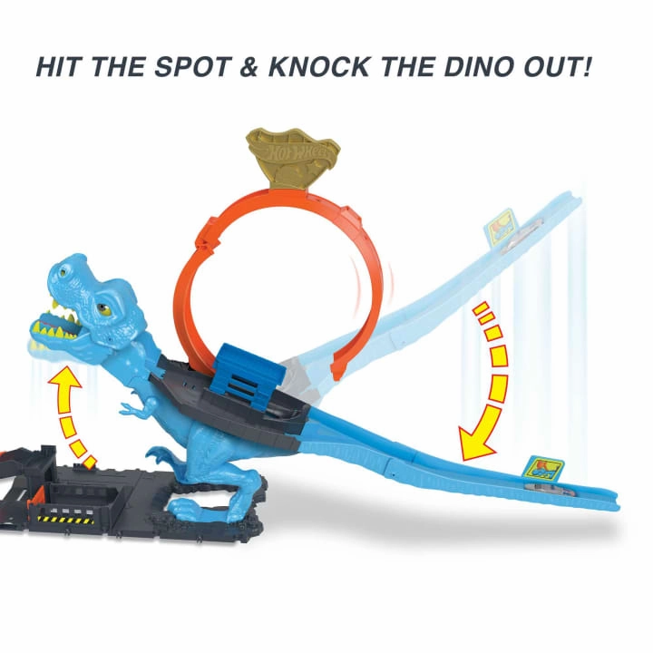 Hot Wheels City T-Rex Chomp Down Playset